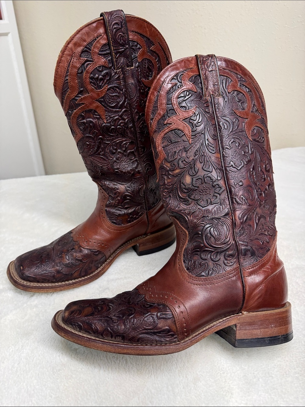Boulet Womens Western Cowboy Boots
